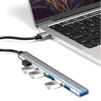 Obrázek z Víceportový adaptér USB 7 v 1