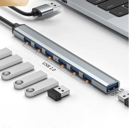 Obrázek z Víceportový adaptér USB 7 v 1