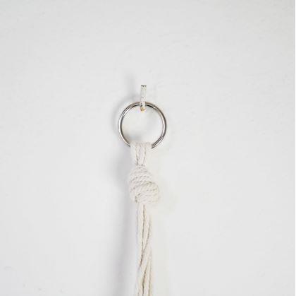 Obrázek z Macramé závěs na květináč - krémový