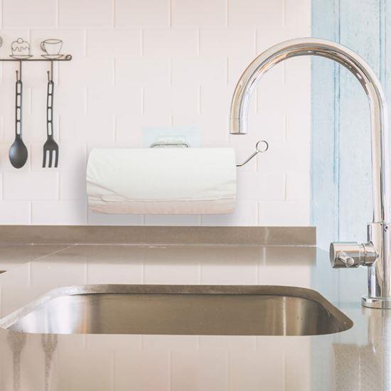 Obrázek z Nerezový nalepovací držák na papírové utěrky