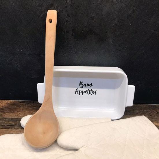 Obrázek z Dřevěná kuchyňská naběračka