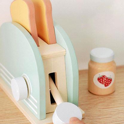 Obrázek Dřevěný snídaňový set na hraní 9 ks