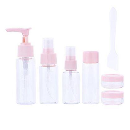 Obrázek z Sada cestovních lahviček na kosmetiku v taštičce do letadla 50 ml