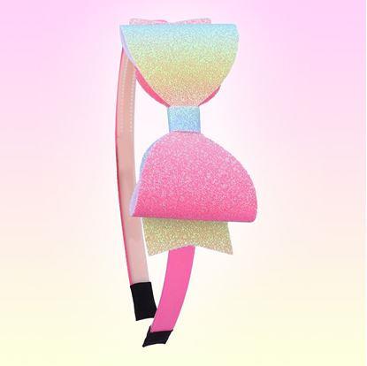 Obrázek Třpytivá čelenka s mašlí