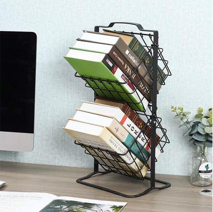 Obrázek Dvoupatrový kovový košík 45 cm