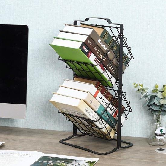 Obrázek z Dvoupatrový kovový košík 45 cm