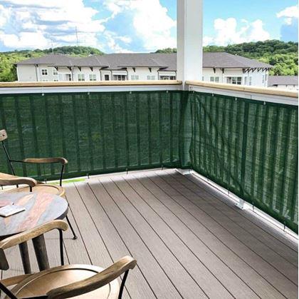 Obrázek z Balkónová zástěna 500x90 cm - zelená