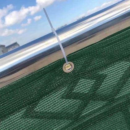 Obrázek z Balkónová zástěna 500x90 cm - zelená