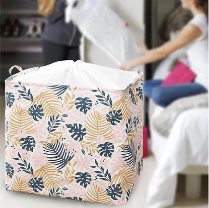 Obrázek Úložný koš na textil se stahovací šňůrkou