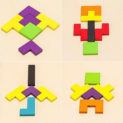 Obrázek z Dřevěné puzzle - tvary