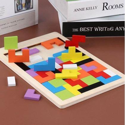 Obrázek z Dřevěné puzzle - tvary