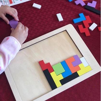Obrázek z Dřevěné puzzle - tvary