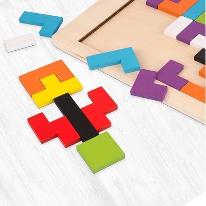 Obrázek z Dřevěné puzzle - tvary