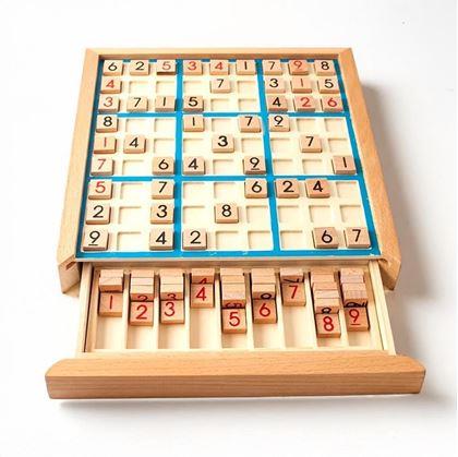 Obrázek z Dřevěné sudoku