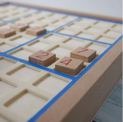 Obrázek z Dřevěné sudoku