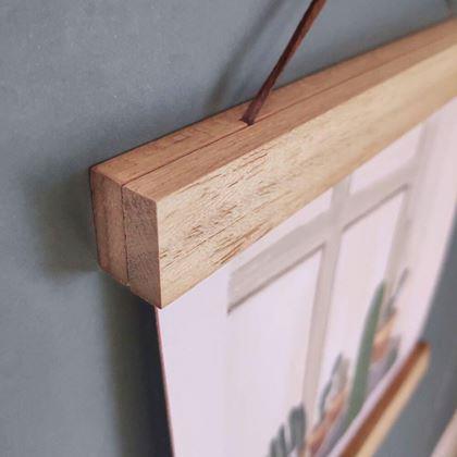 Obrázek z Dřevěný rám na plakát, šířka 41 cm