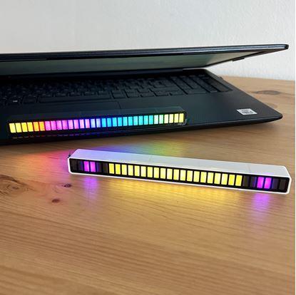 Obrázek LED světelný panel reagující na zvuk