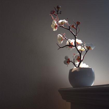 Obrázek z Umělá sakura v květináči - 30 cm