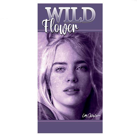 Obrázek z Dětská osuška 70x140 cm - Billie Eilish Wildflower