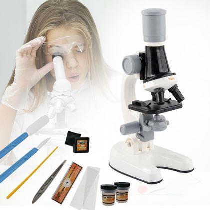 Obrázek z Vzdělávací dětský mikroskop v sadě s náčiním
