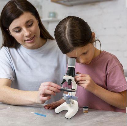 Obrázek Vzdělávací dětský mikroskop v sadě s náčiním