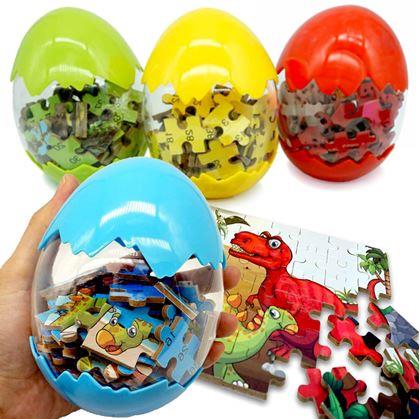 Obrázek z Dinosauří puzzle - modré