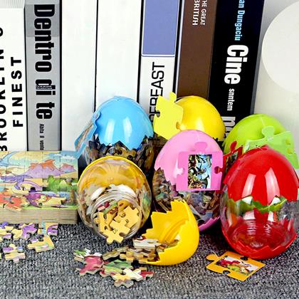 Obrázek z Dinosauří puzzle - modré