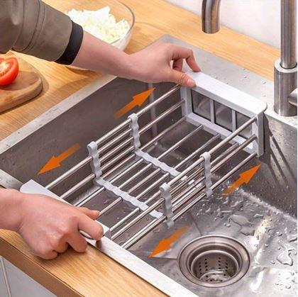 Obrázek z Teleskopický odkapávač do dřezu 25,5-45 cm