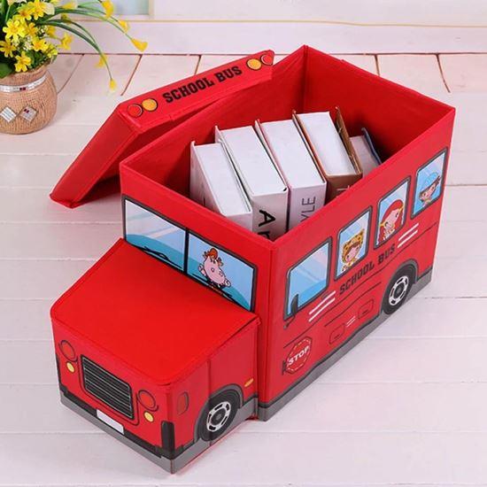 Obrázek z Úložný box/taburet na hračky