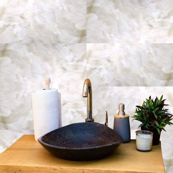 Obrázek z Samolepicí obklad 60x30 cm - béžová stěrka