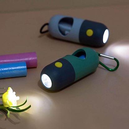 Obrázek Zásobník se sáčky na psí exkrementy s osvětlením