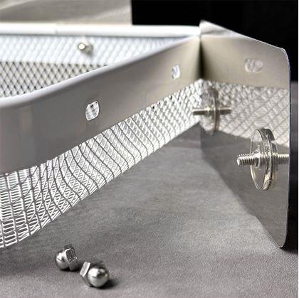 Obrázek z Kovová nalepovací rohová polička