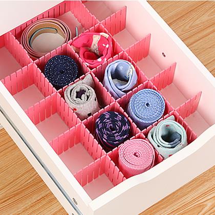 Obrázek z Nastavitelné přepážky do zásuvky 4 ks