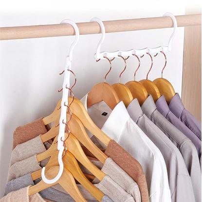 Obrázek Multifunkční úsporný věšák na 5 ramínek