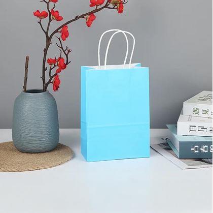 Obrázek z Dárková taštička sada 10 ks - světle modrá