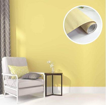 Obrázek z Matná samolepící tapeta 200 x 60 cm - žlutá