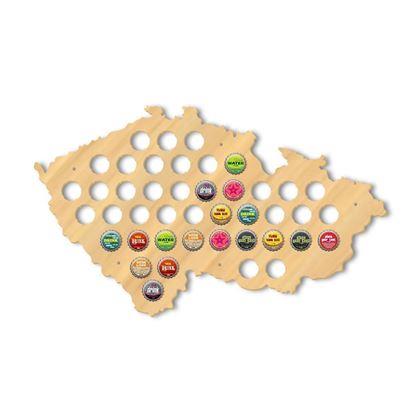 Obrázek z Sběratelská mapa na zátky od piva