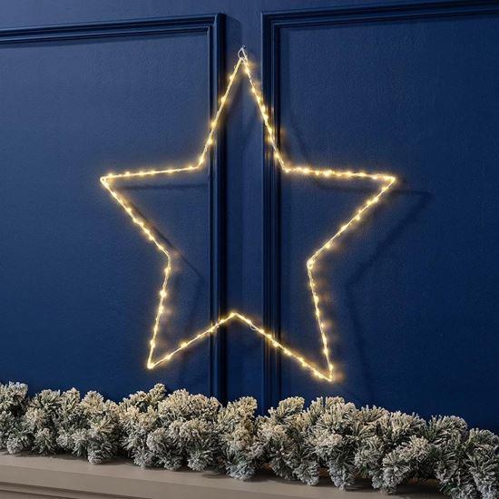 Obrázek z Vánoční LED osvětlení kovová hvězda