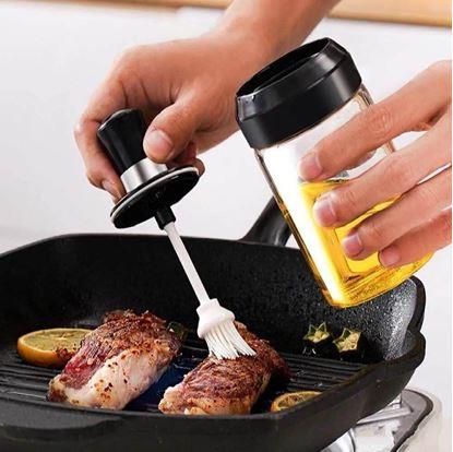 Obrázek Skleněná dóza s mašlovačkou