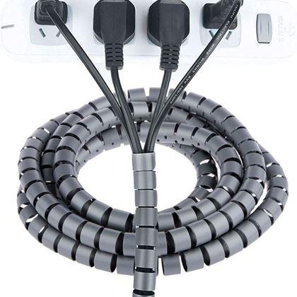 Obrázek z Spirálový organizér kabelů - 2 m, průměr 2 cm