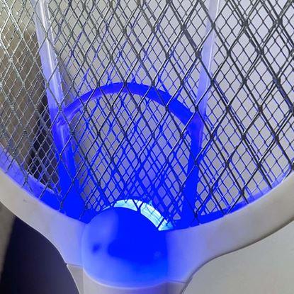 Obrázek Elektrická plácačka na mouchy s UV světlem a USB nabíjením