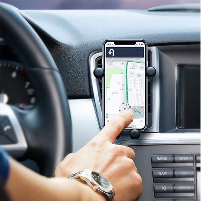 Obrázek Gravitační držák na mobil do auta do ventilace smajlík