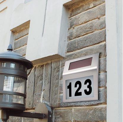 Obrázek Solární světlo s číslem domu