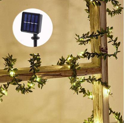 Obrázek Solární LED řetěz - listy