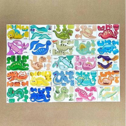 Obrázek 3D puzzle dinosauři
