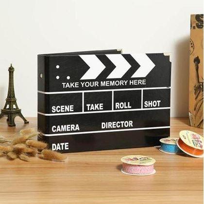 Obrázek z Fotoalbum filmová klapka + kreativní sada samolepek