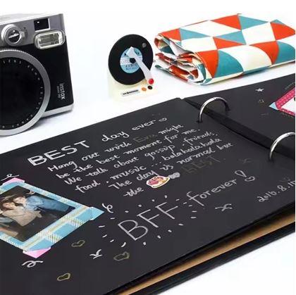 Obrázek z Zážitkový deník/fotoalbum filmová klapka + kreativní sada samolepek