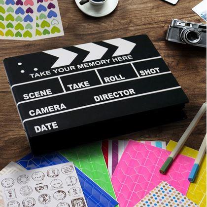 Obrázek z Fotoalbum filmová klapka + kreativní sada samolepek