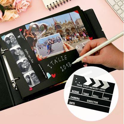 Obrázek Fotoalbum filmová klapka + kreativní sada samolepek