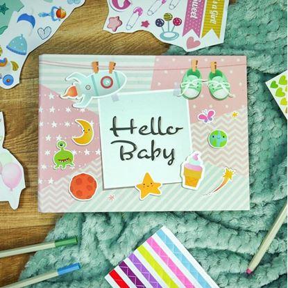 Obrázek Zážitkový deník/dětské fotoalbum + kreativní sada samolepek